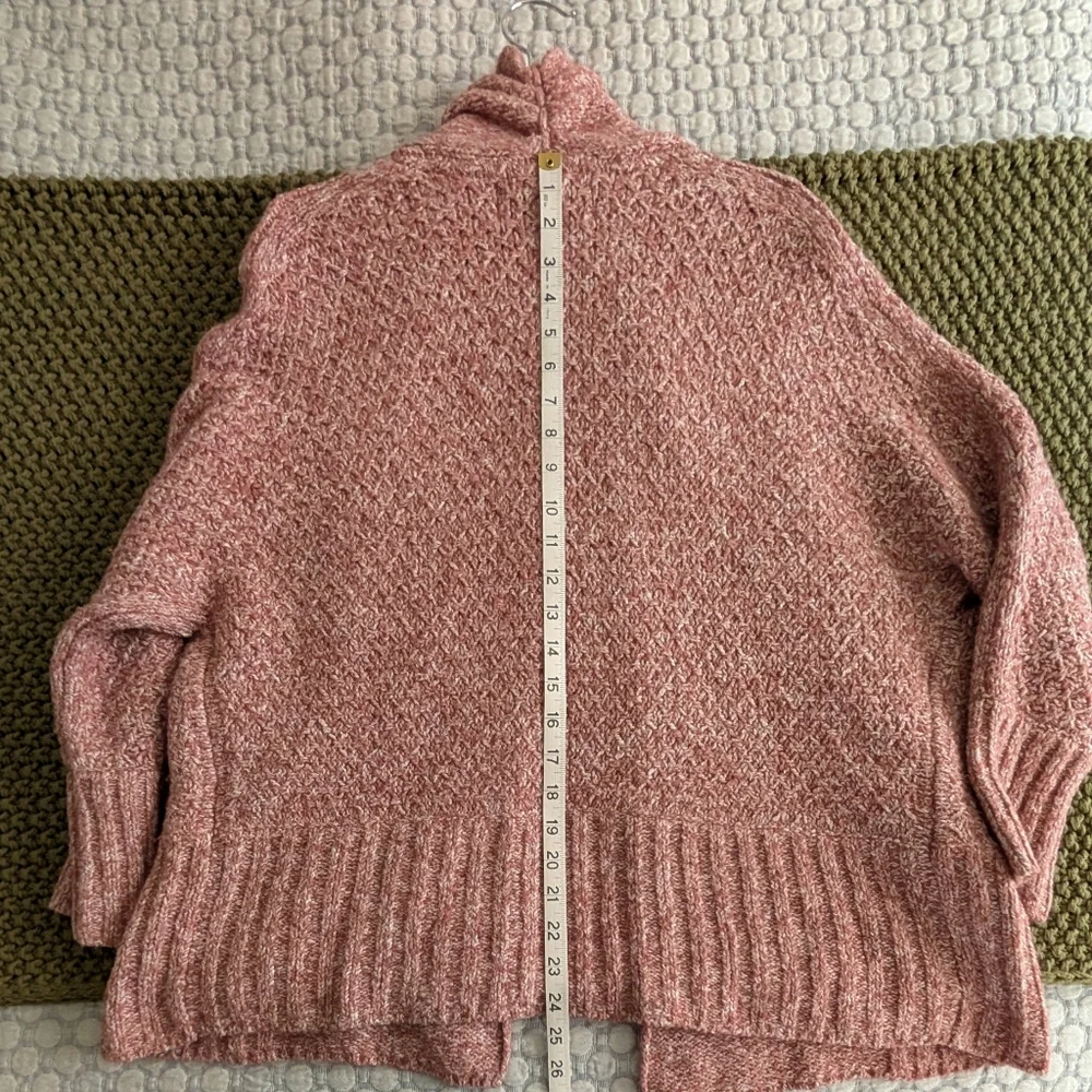 Angel Of The North Marled Pink Open Cardigan - Picture 9 of 14